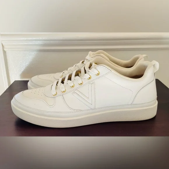 Unisex Fashionable Vionic Elise Leather Lace Up Sneakers - White Size 11 - Picture 4 of 12
